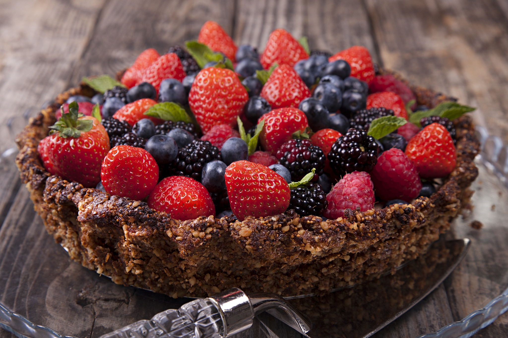Berry and Almond Tart