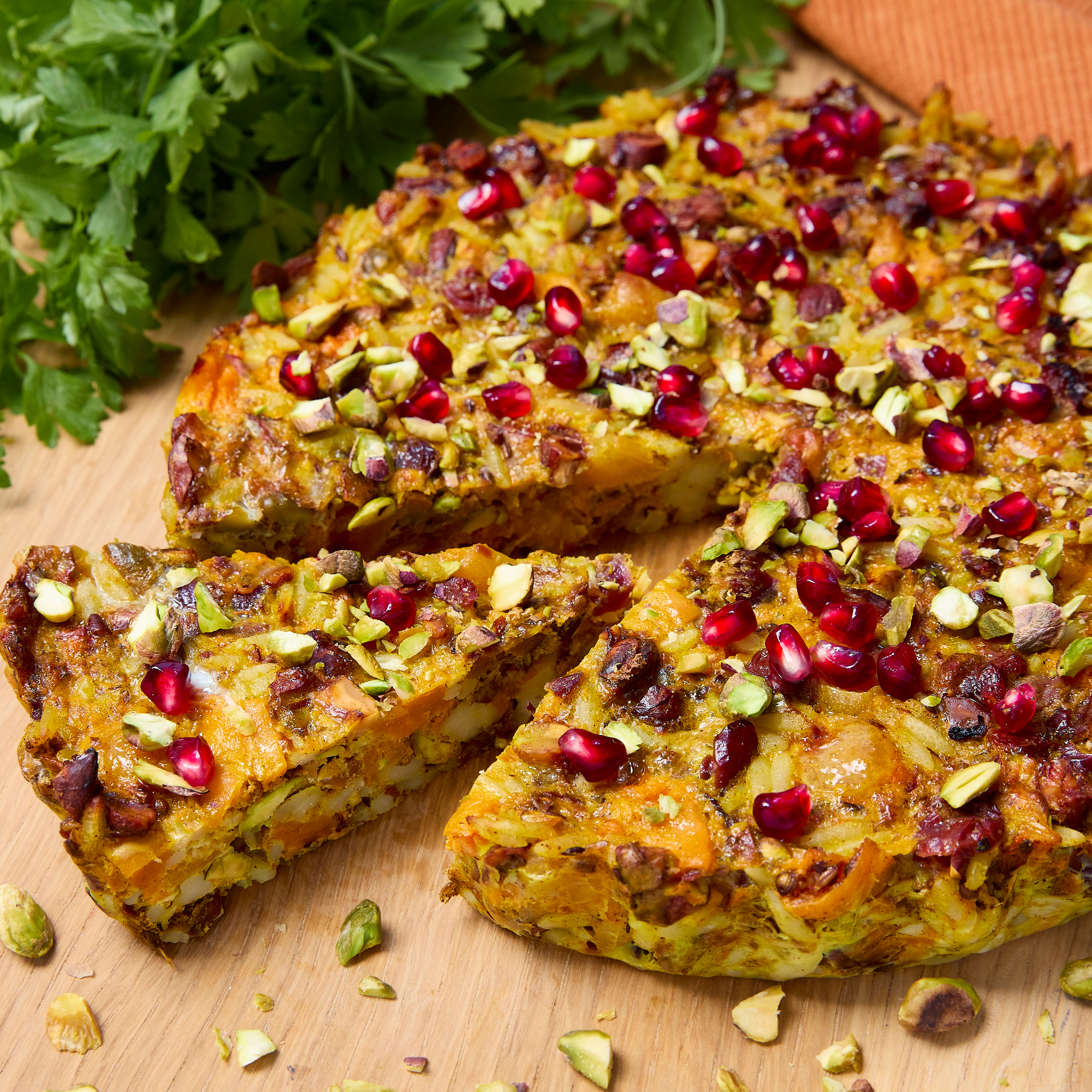 Butternut squash & Pistchio nut roast 1