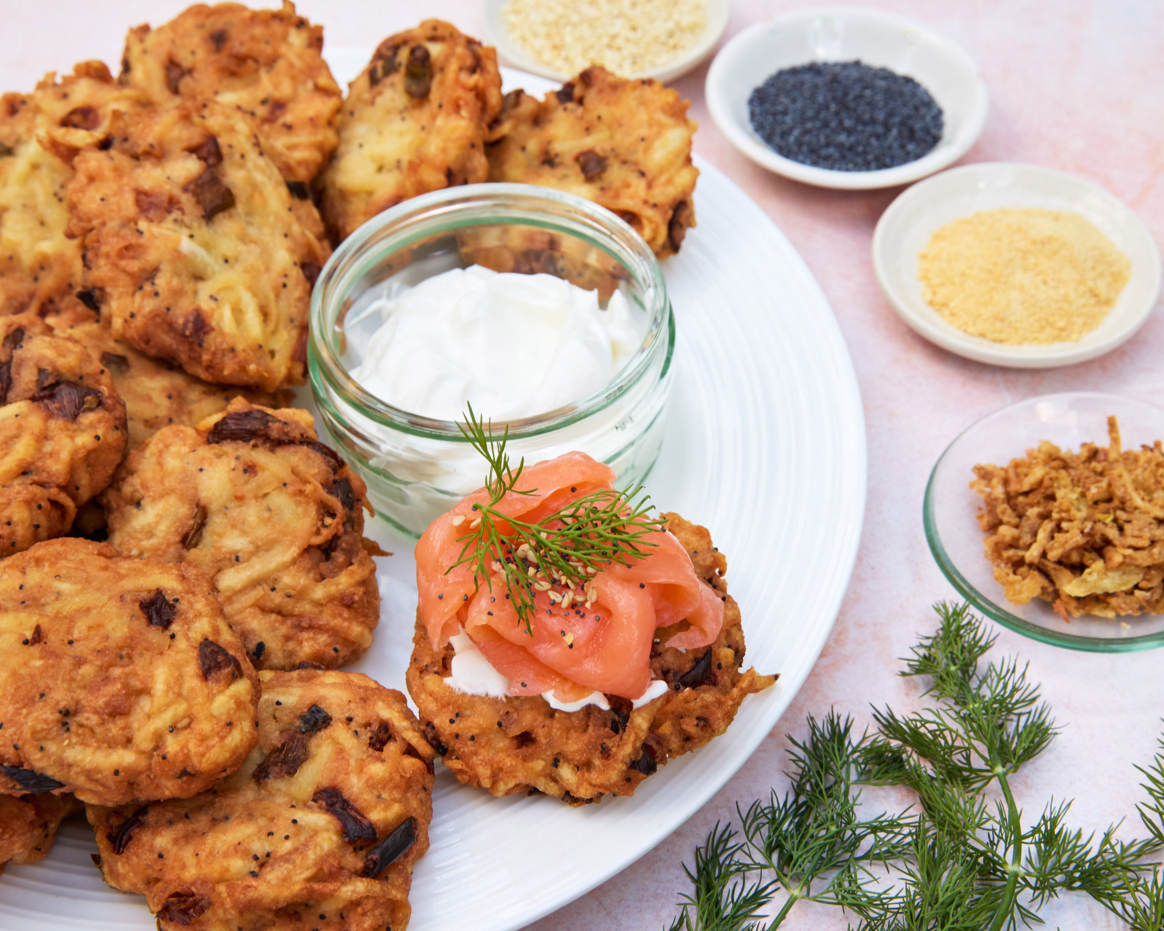 Everything spice garlic & spring onion latka 1a