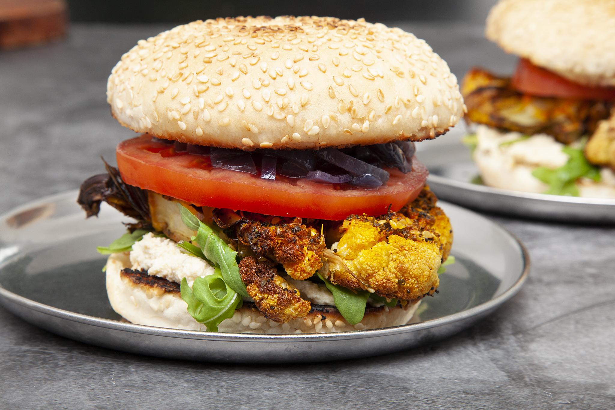 Cauliflower Steak burger 1a